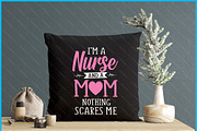 Funny I'm A Nurse And A Mom SVG, a Graphic by Creativeusart (Thumbnail 4 of 4)