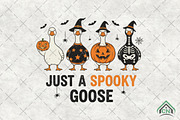 Spooky Halloween Goose PNG, an Illustration by Craft Nest (Thumbnail 1 of 6)
