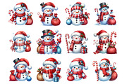 Silver Christmas Snowman, an Illustration by Design Market (Thumbnail 4 of 4)