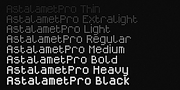 Astalamet Pro, a Symbol Font by GRIN3 (Nowak) (Thumbnail 3 of 6)