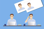Business young man kit, a Person Illustration by Volha Hlinskaya (Thumbnail 6 of 6)