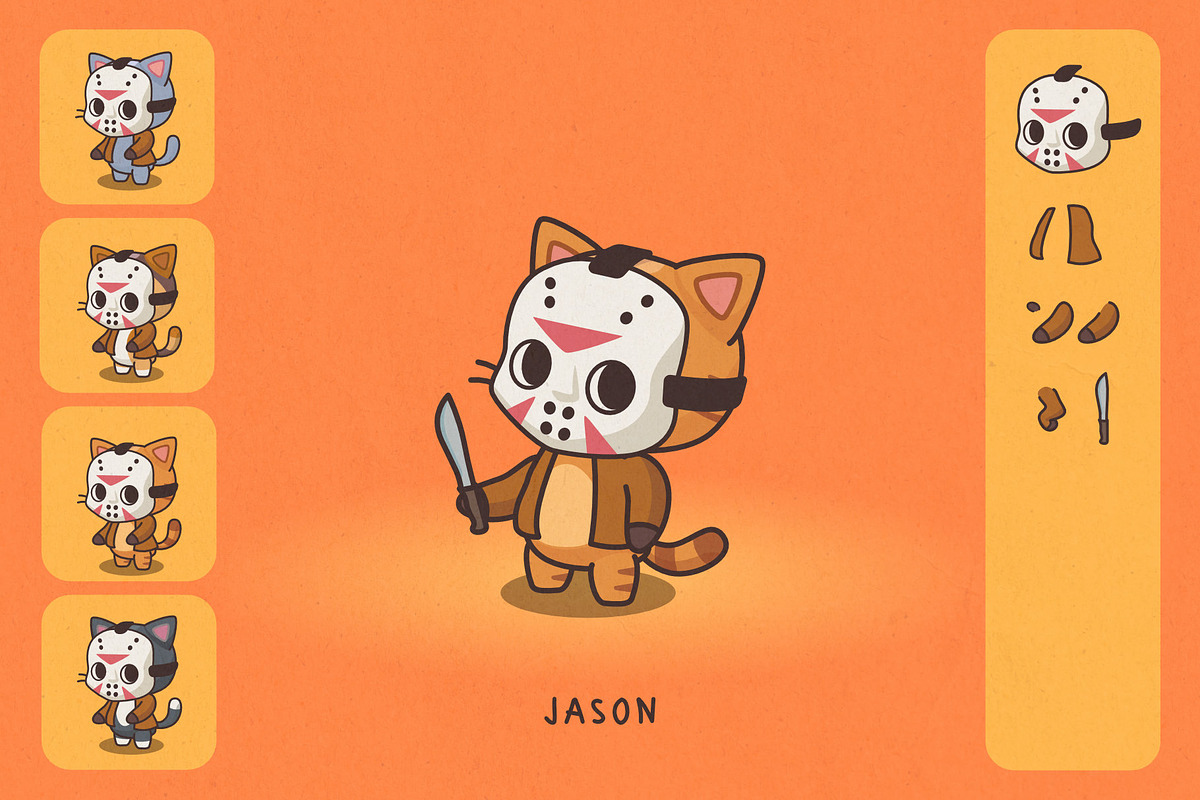 Cats in Costumes: Halloween Edition, an Illustration by Green Room Media (Photo 17 of 27)