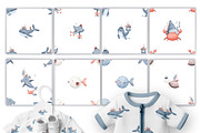 Sea Adventures. Baby collection, an Animal Illustration by Linerisyart (Thumbnail 10 of 14)