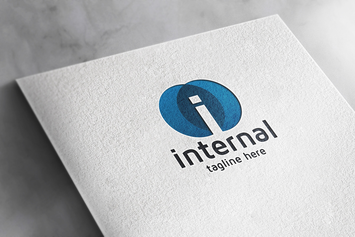 Internal Letter I Logo, a Branding & Logo Template by Design_Planet