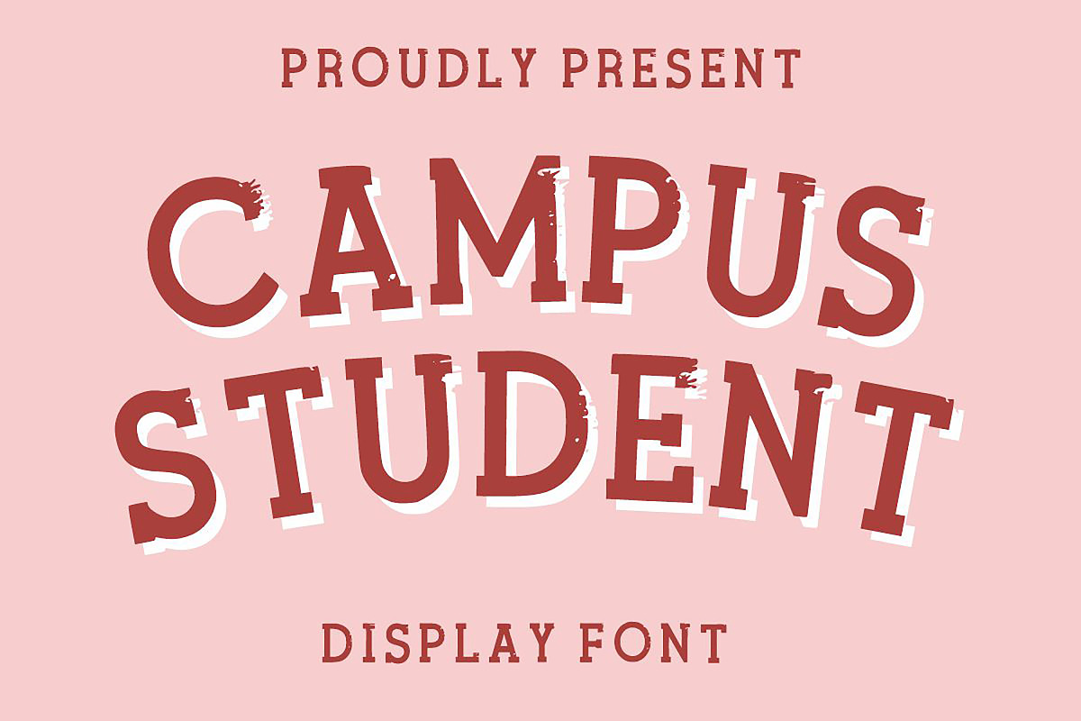 Campus Student, a Sans Serif Font by Limited.studio (Photo 1 of 8)