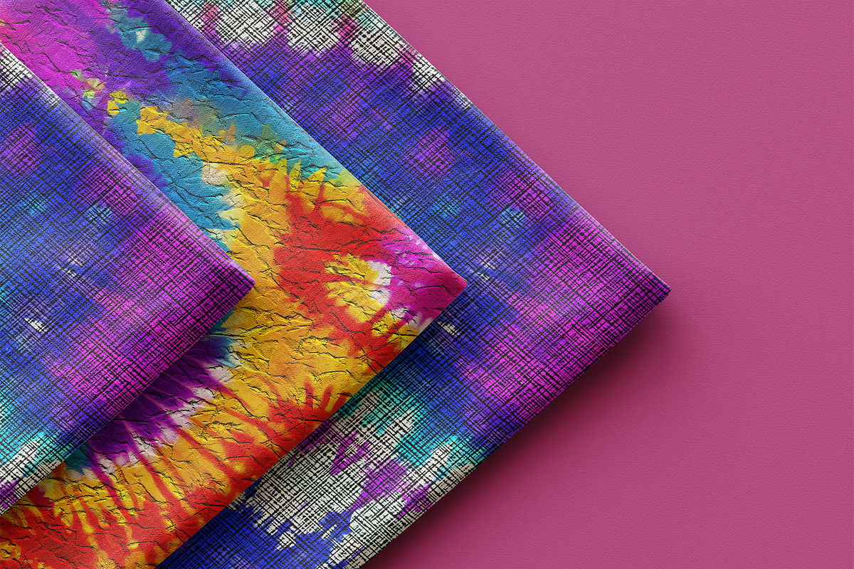 Tie-Dye Texture Digital Papers #100, a Texture Graphic by Digital Art Collectibles (Photo 2 of 5)