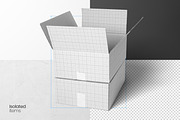 Realistic Carton Box Mockup Kit, a Packaging Mockup by Catkie - Digital Art (Thumbnail 4 of 9)