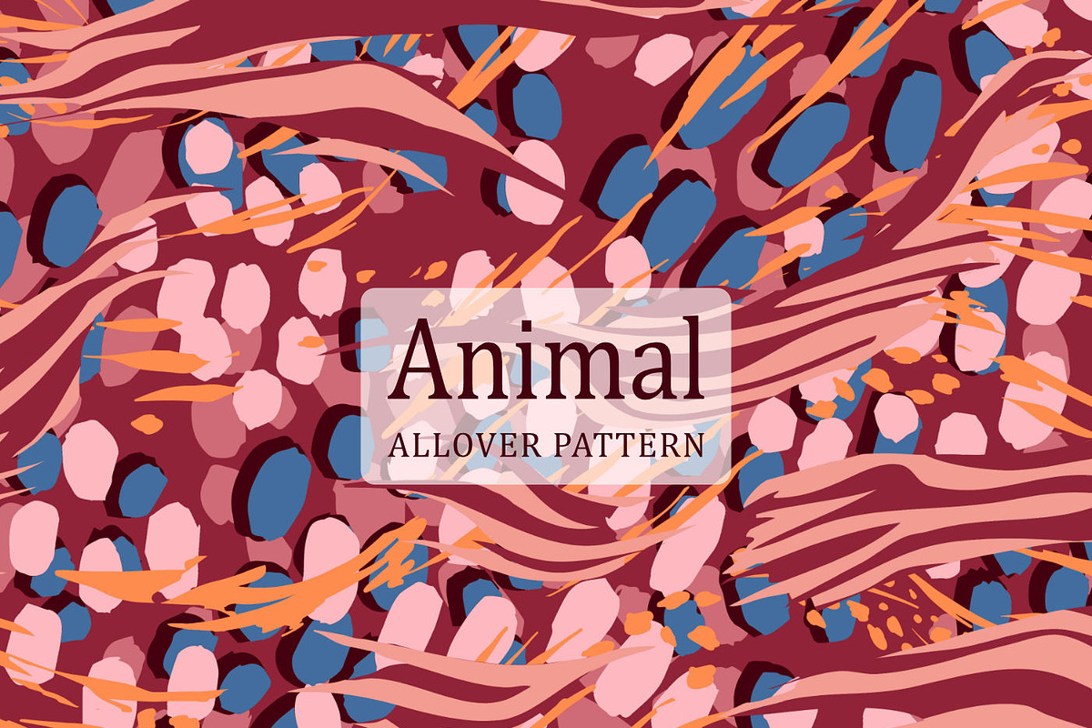 Abstract Animal Seamless Pattern, a Pattern Graphic by Gullenda (Photo 1 of 6)