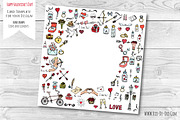 90 Hand drawn Love Elements&Symbols, an Icon by Natasha-Pankina.com (Thumbnail 6 of 6)