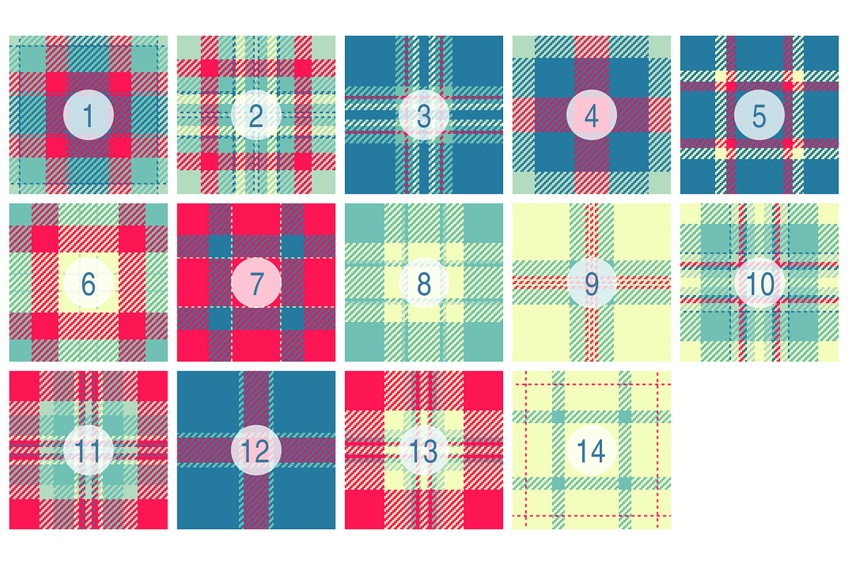 #208 Ocean Breeze Patterns, a Pattern Graphic by Plaid4You (Photo 2 of 5)