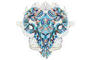 Ethnic Collection:  Goat, an Animal Illustration by ArtoJoy (Thumbnail 2 of 6)