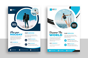 Travel Agency Flyer Template, a Flyer Template by Designgrove