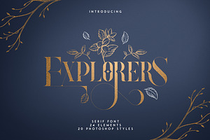 Explorers - Serif Font Extras