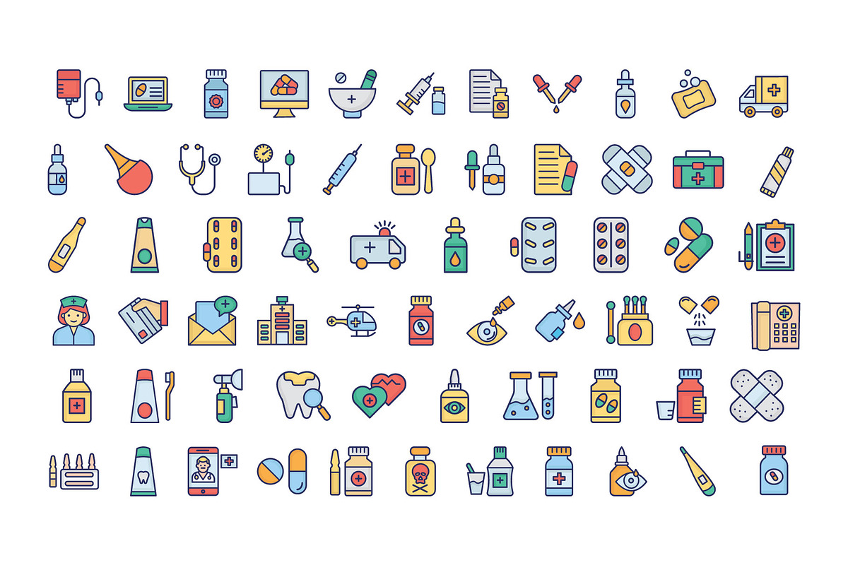 Essential Medical Vector Icons, an Outline Icon by Vector Portal (Photo 2 of 6)