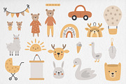 Boho Toys Nursery clipart collection, an Animal Illustration by Leysan Shayak (Thumbnail 3 of 12)