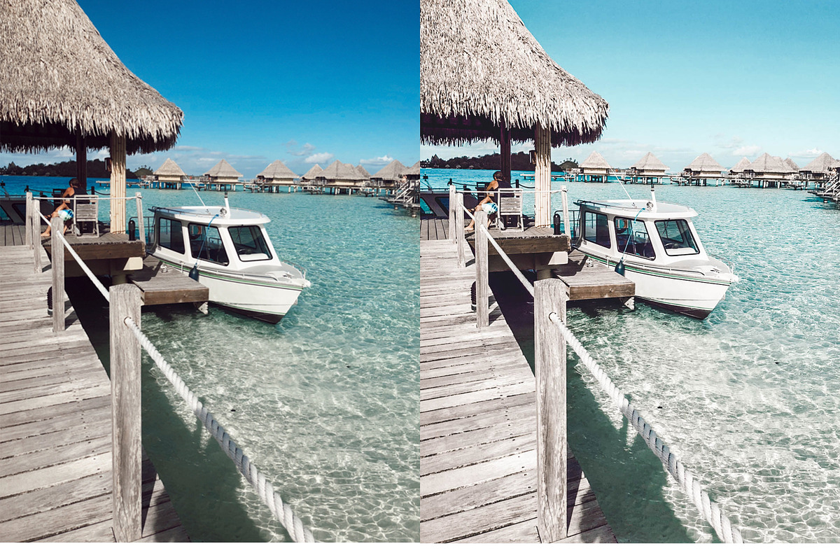 Desktop Lightroom Presets MALDIVES preview 2