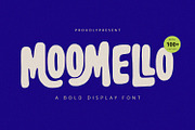 Moomello - Display Font, a Script Font by Alpaprana (Thumbnail 1 of 10)
