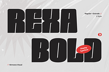 Rexa Bold - Modern Sport Logo Font