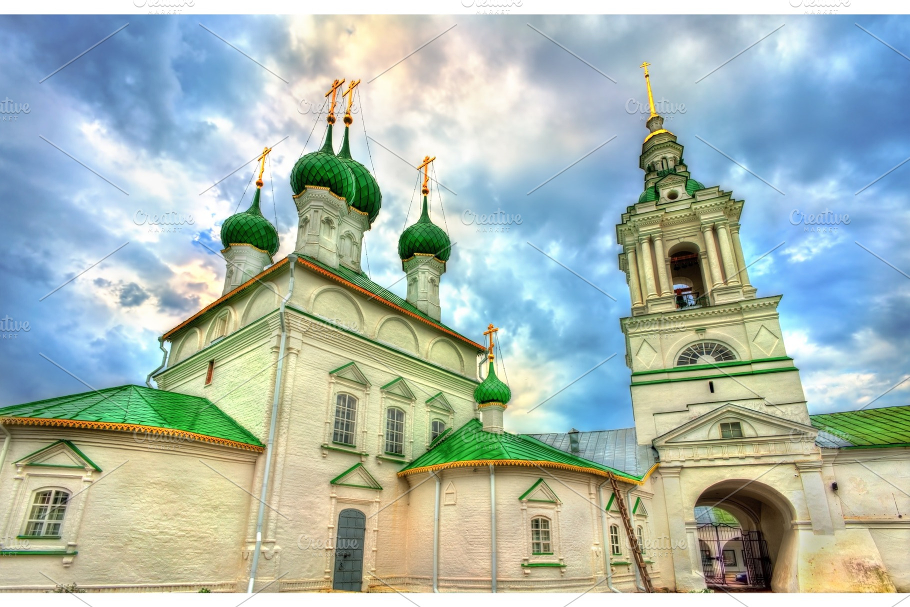 Church of the savior at the trading arcades in kostroma russia containing, an Architecture Photo by Leonid Andronov