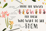 Everbloom - floral typeface, a Script Font by Anna Ivanir (Thumbnail 2 of 14)