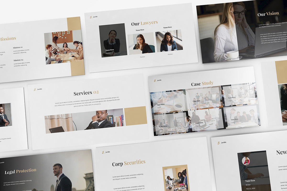 Law Firm Google Slides Template, a Presentation Template by Formatika ...