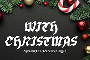 With Christmas, a Blackletter Font by Yoga Letter (Thumbnail 1 of 5)