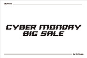 Glitch Style Font, a Sans Serif Font by JNJ Studio (Thumbnail 8 of 10)