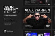 Pro DJ PressKit / EPK Template, a Resume Template by vinyljunkie (Thumbnail 3 of 8)