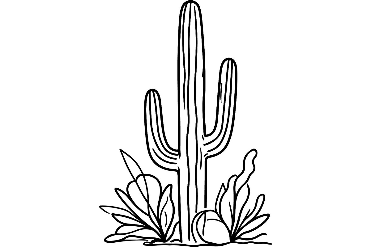 Desert Cactus SVG Bundle, an Object Graphic by Designer_Momina (Photo 6 of 16)