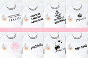 Big Bundle-Feminine Graphic Tees, a Background Graphic by iloladesign (Thumbnail 23 of 36)
