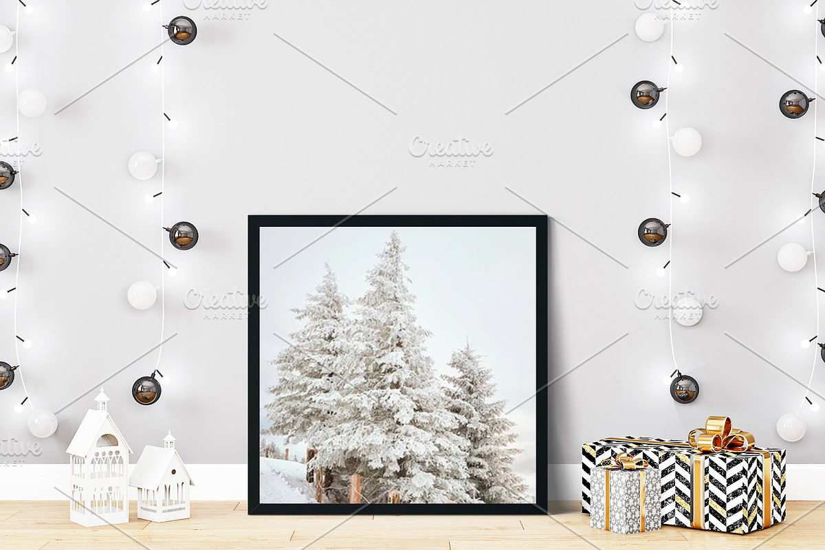 Christmas Frame Mockup Bundle -20, a Print Template by Mockup Shop (Photo 4 of 39)
