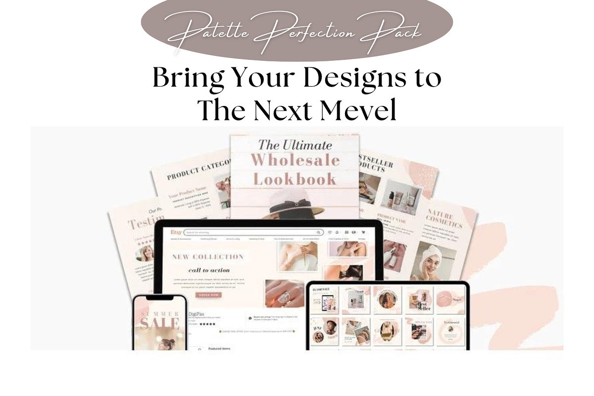 250+ Palette Perfection Pack, a Social Media Template by ResumeFabs (Photo 2 of 4)