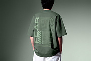 Back View Oversized T-Shirt Mockup, a Shirt Mockup by Design Squad (Thumbnail 4 of 4)