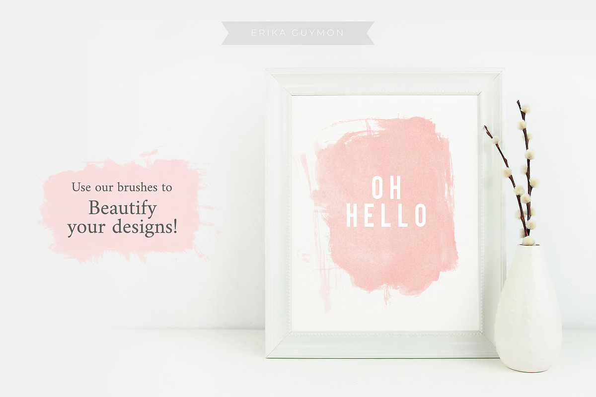 Distressed Grunge Brushes Vol2, a Brush Add-On by Erika Guymon (Photo 5 of 7)