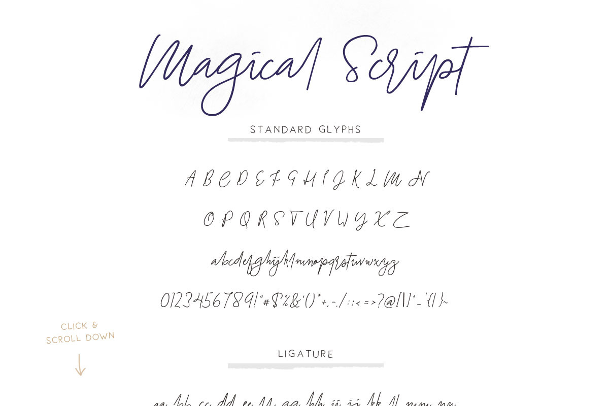 Magical Script preview 5