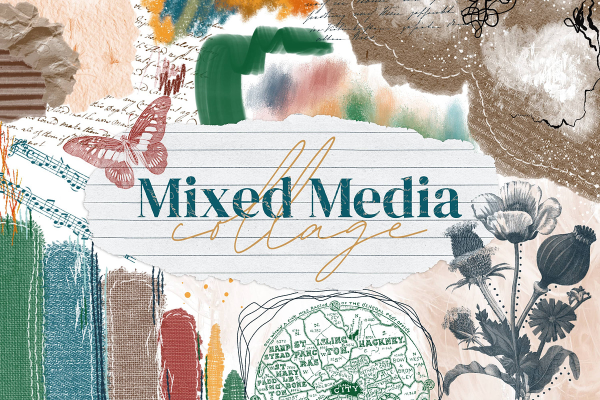 Mixed Media Brushes for Procreate, a Brush Add-On by AJ Brushes (Photo 1 of 9)