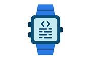 Smartwatch Flat Icon, an Icon by Pexelpy (Thumbnail 2 of 2)
