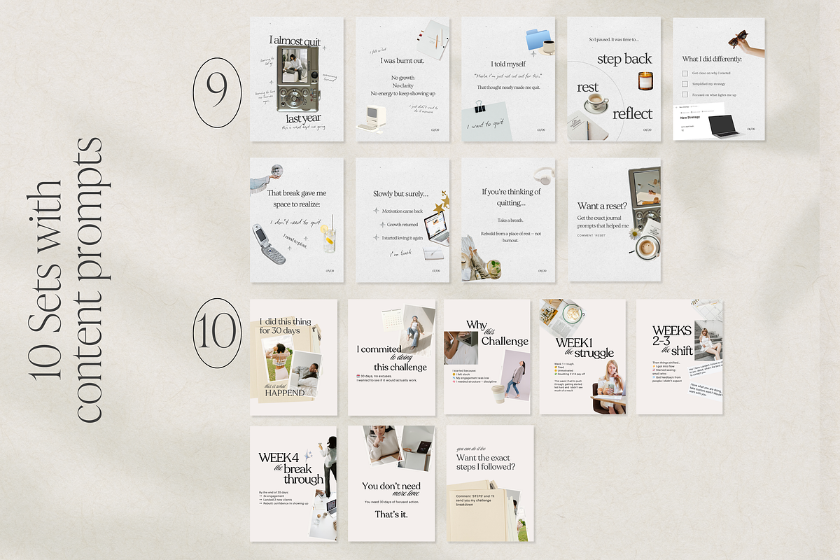 Storytelling Instagram Carousels, a Templates & Theme by Tabitha Emma (Photo 6 of 10)