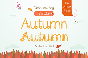 Autumn Font: A cozy, handwritten
