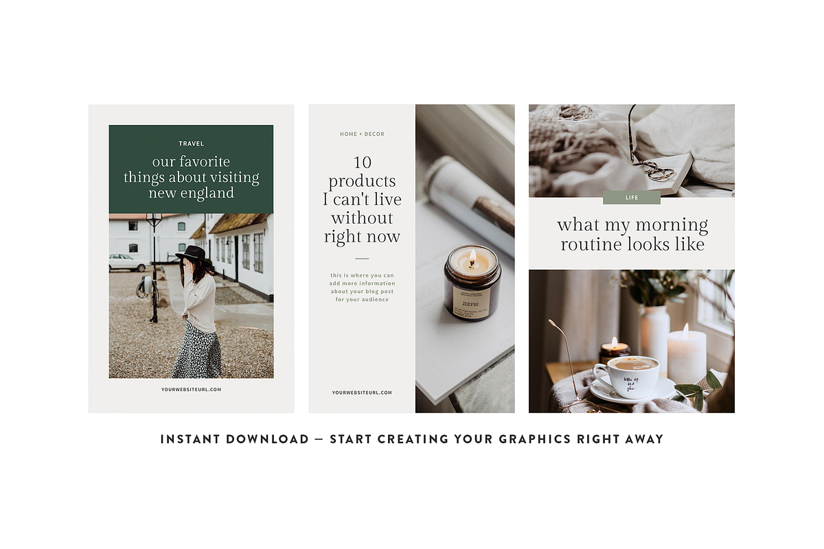 June Pinterest Templates, a Social Media Template by Coded Creative (Photo 4 of 6)