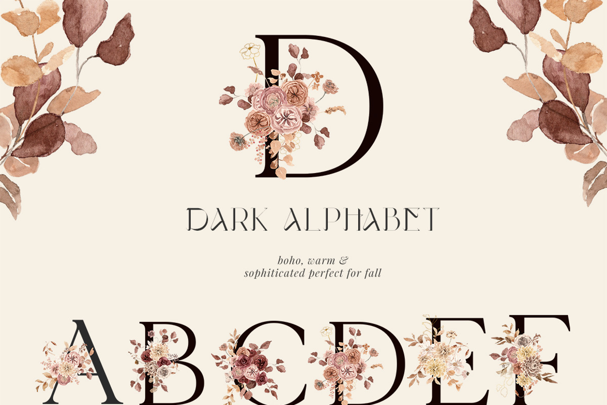 Autumn Floristry- Floral watercolor, an Illustration by Grace Noboa Illustrations (Photo 8 of 11)