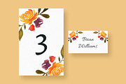 Watercolour Fall Wedding Suite, an Invitation Template by Knotted Design (Thumbnail 5 of 6)