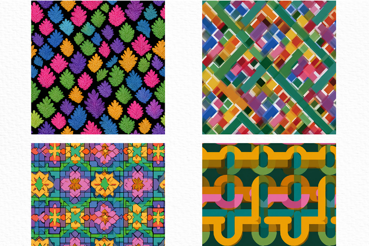 Colored Composition Pattern, an Illustration by Craft Nest (Photo 5 of 6)