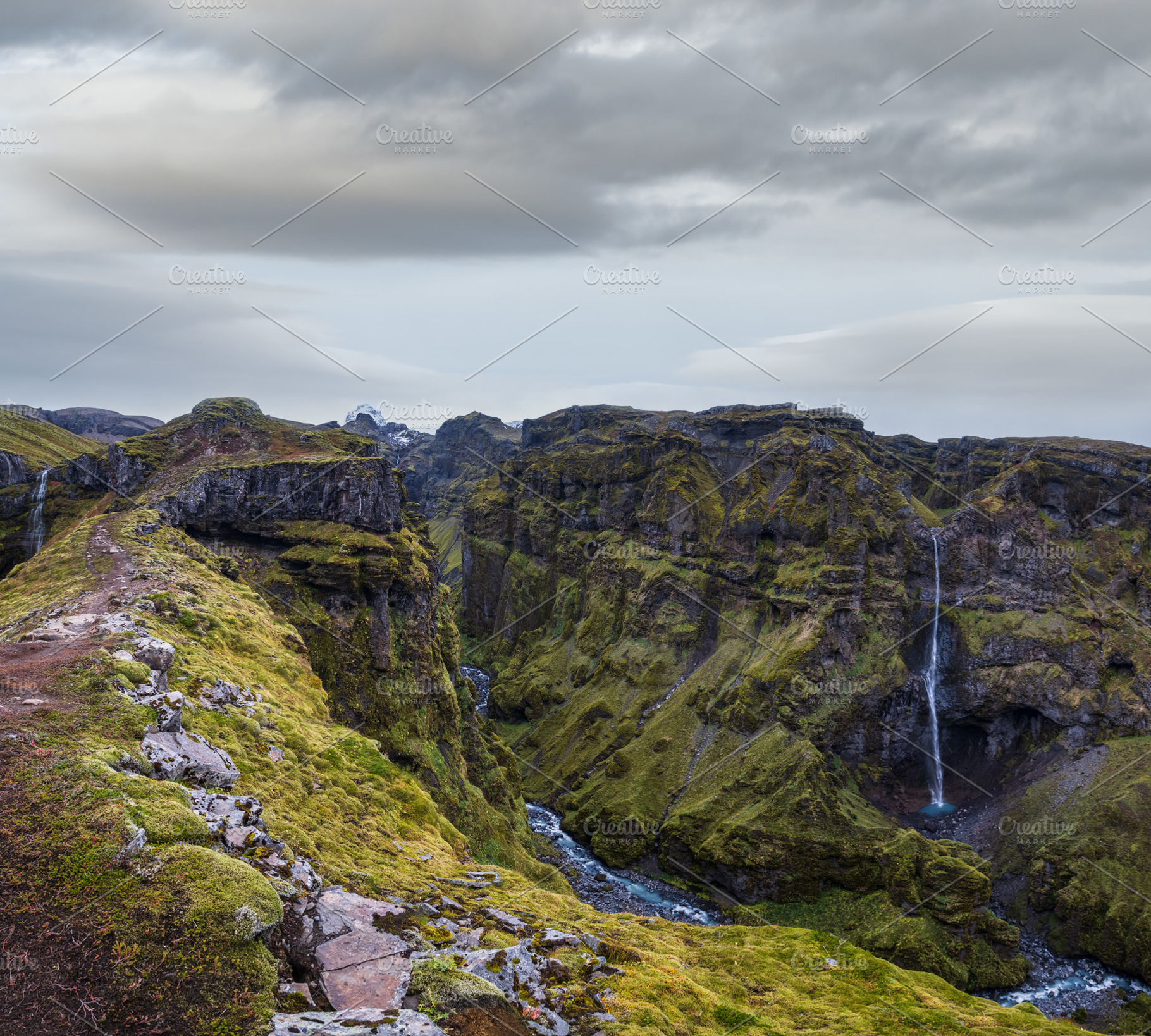 Beautiful autumn Múlagljúfur Canyon, Iceland. It is located no, a Nature Photo by YuriyB