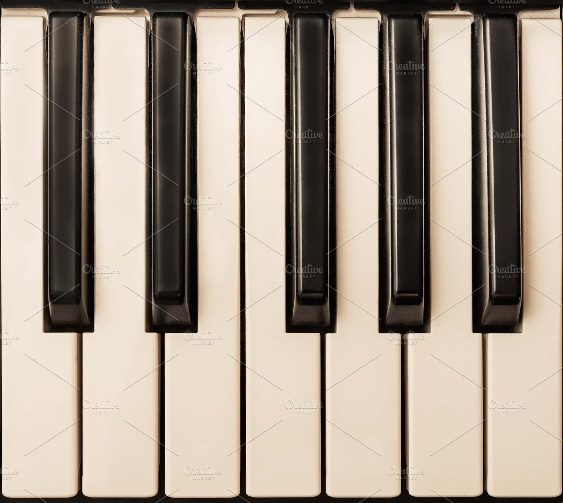 Piano Keyboard One Octave, a Photo by wr7 Media