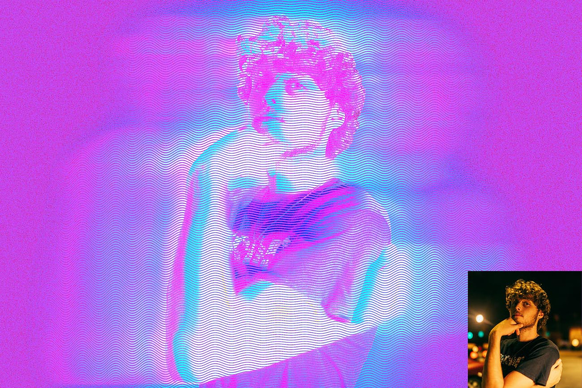 Ultra Neon Hologram FX Ps Action, an Action Add-On by Studio Retouch (Photo 12 of 14)