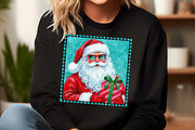 Preppy Christmas Brushstroke Santa, an Illustration by SinaCreation (Thumbnail 4 of 6)