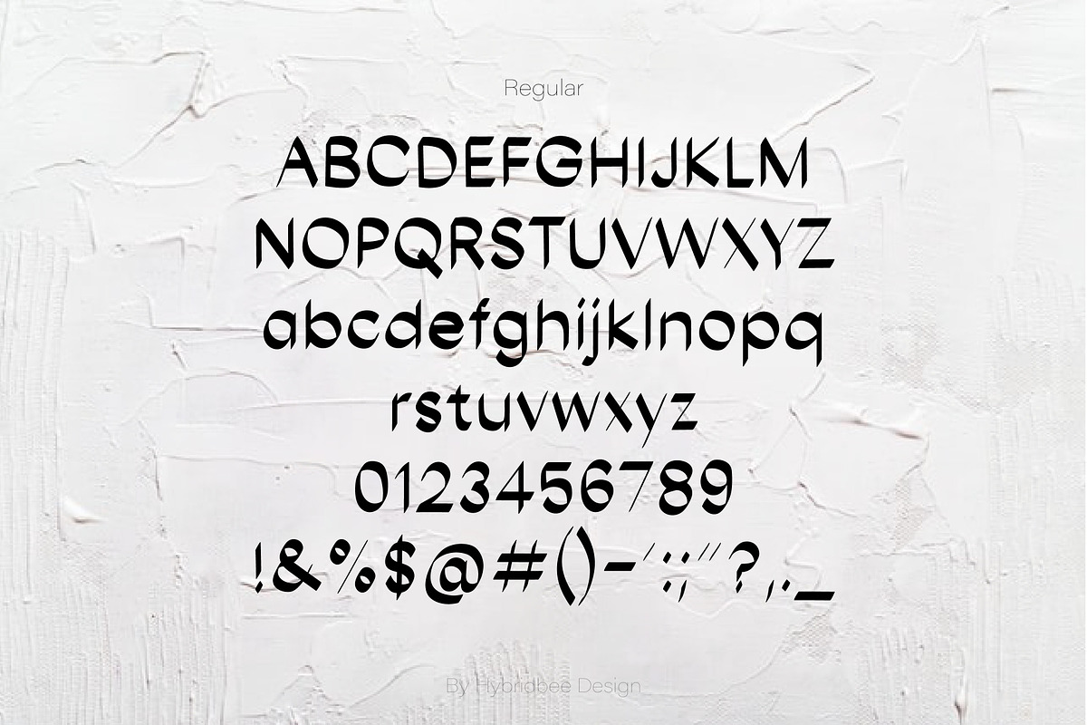 Eutony - Sans Serif Font, a Sans Serif Font by Hybridbee Design (Photo 3 of 10)