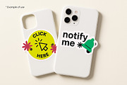 Modern Social Media Stickers, an Object Graphic by Pitchlook.Studio (Thumbnail 2 of 3)