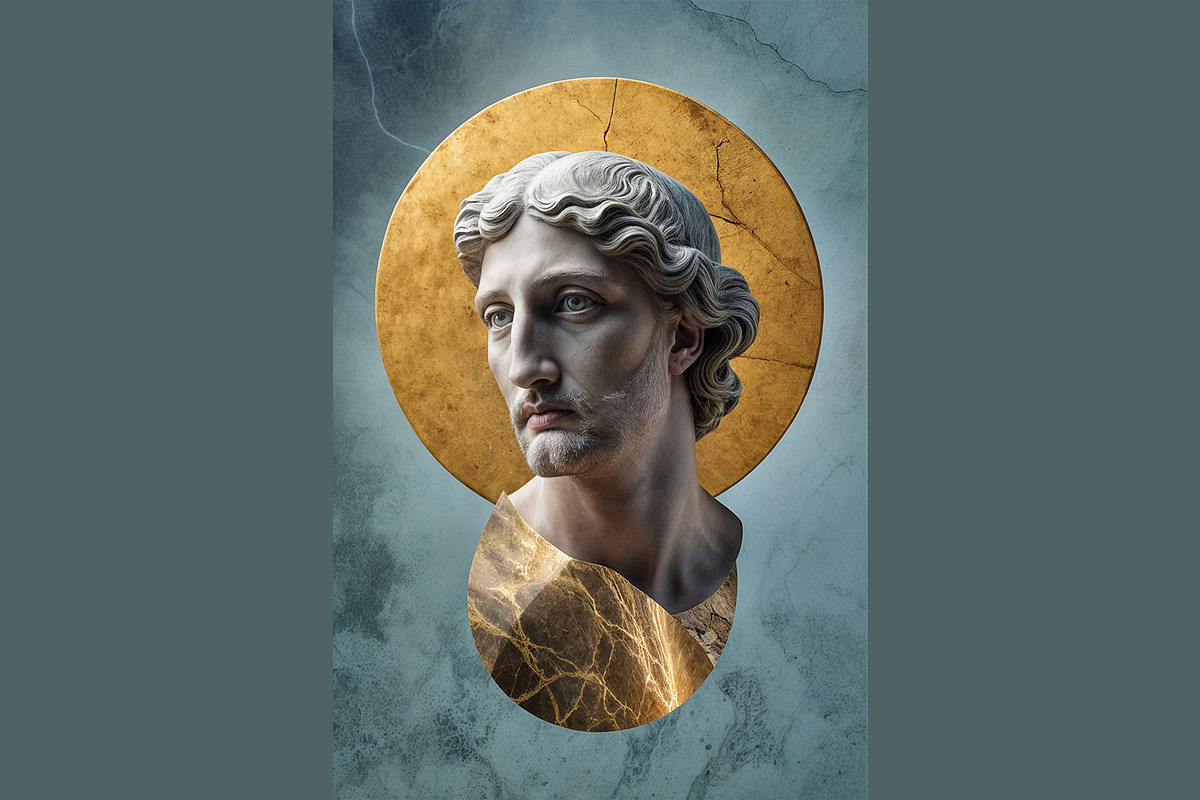 Classical Greek Statue Portraits, a Person Illustration by StockVerse Creative (Photo 4 of 4)